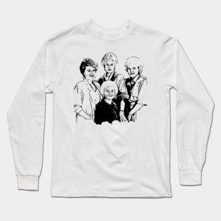 Golden Girls // Vintage Style Design Long Sleeve T-Shirt